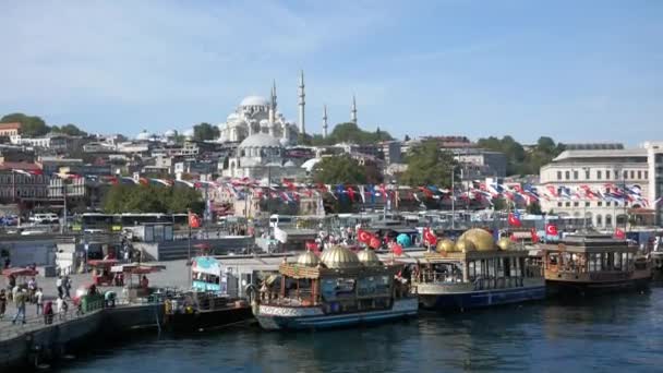 Istanbul 2023 이스탄불에서 물고기를 판매하는 — 비디오