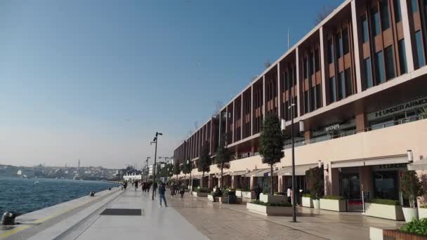 Türkei Istanbul Juni 2023 Galataport Istanbul Blick Auf Den Galataport — Stockvideo