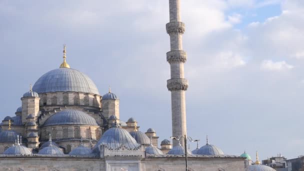 スレイマニエ モスクはイスタンブールのオスマン帝国のモスクです — ストック動画