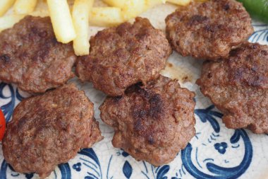 Geleneksel Türk Mutfağı Köftesi Akhisar Kofte. Yüksek kalite fotoğraf