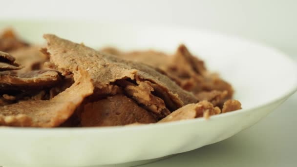 传统的土耳其菜肉丸子Akhisar Kofte 高质量的照片 — 图库视频影像