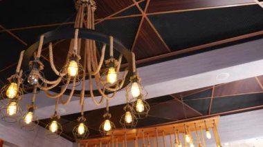 Duvarda klasik halat avize ışığı ,