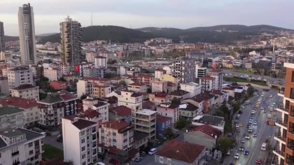 Blick Auf Istanbul Von Oben — Stockvideo