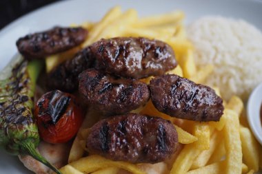 Geleneksel Türk Mutfağı Köftesi Akhisar Kofte. Yüksek kalite fotoğraf