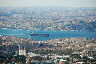 İstanbul 'da İstanbul' un İstanbul manzarası 