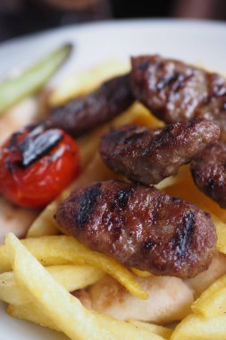 Geleneksel Türk Mutfağı Köftesi Akhisar Kofte. Yüksek kalite fotoğraf