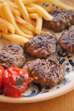 Geleneksel Türk Mutfağı Köftesi Akhisar Kofte. Yüksek kalite fotoğraf