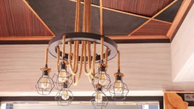 Duvarda klasik halat avize ışığı ,