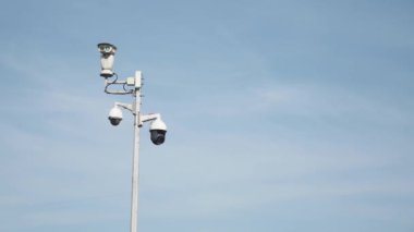 Güvenlik kamerası sokakta Close-Up