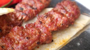 Geleneksel Türk Mutfağı Köftesi Akhisar Kofte. Yüksek kalite fotoğraf