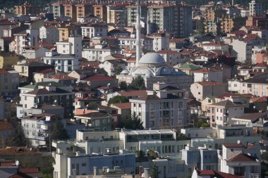 İstanbul 'daki konut binalarının Arial Manzarası .