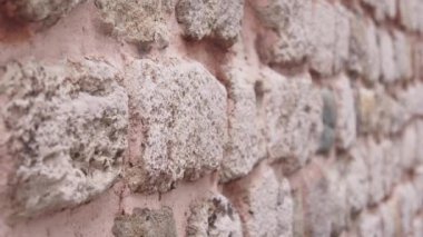 Video arkaplanı için tuğla duvarı hareket ettir.