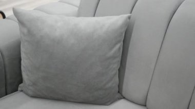 Modern oturma grubu oturma odası evde yastıklar.