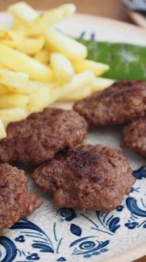 Geleneksel Türk Mutfağı Köftesi Akhisar Kofte. Yüksek kalite fotoğraf