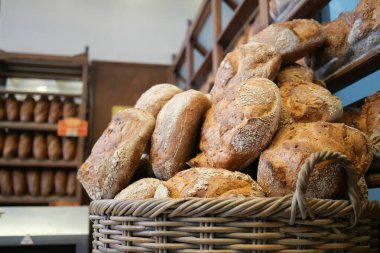 Organic Bread at Farmers Market in istanbul
