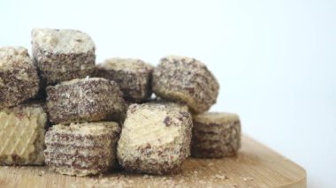 Çikolatalı gofretten başka detay yok,