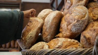 Organic Bread at Farmers Market in istanbul