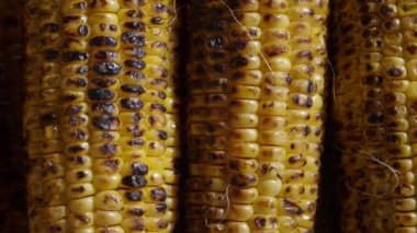 Izgara mısır arkaplanını kapat .