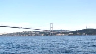 İstanbul, Türkiye 'deki Boğaz Köprüsü,