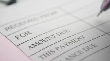 Bu, daha iyi anlama ve kullanılabilirlik için ödeme makbuzu düzeninin ayrıntılı bir görüntüsüdür