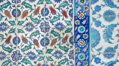 İstanbul eyupsultan Camii 'nden Türk seramik kiremitleri,
