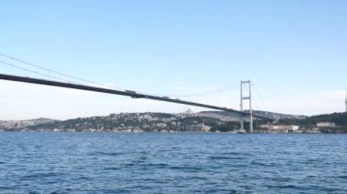 İstanbul, Türkiye 'deki Boğaz Köprüsü,
