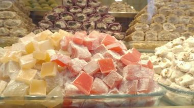 Geleneksel Türk Lokumu pazarda satılık .