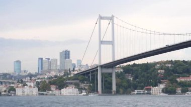 İstanbul, Türkiye 'deki Boğaz Köprüsü,