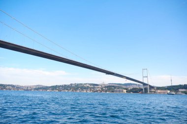 İstanbul, Türkiye 'deki Boğaz Köprüsü,