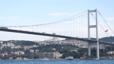 İstanbul, Türkiye 'deki Boğaz Köprüsü,