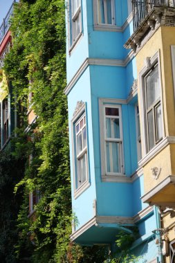 Türkiye 'nin Balat ilçesindeki İstanbul eski sokakları