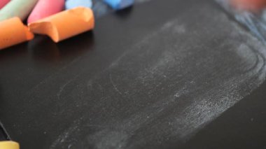 Kara tahta yüzeyine tebeşir çizimi 2025,