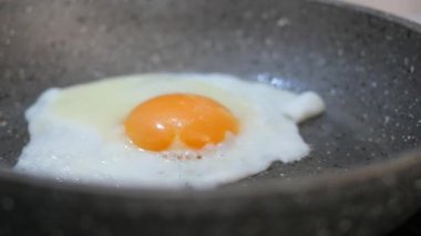 Yumurtanın cızırdamasını ve neşe içinde güneşli bir tarafa doğru pişmesini izle..