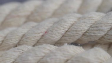 Doğal fiber ip karmaşık dokusunu ve dokusunu sergiliyor..