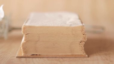 Bambu ağacının bir masada yaptığı doğal doku kağıdı. ,