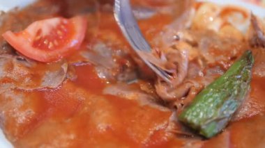 Tabakta İskender Kebap.