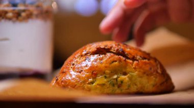 Enjoy the aroma and texture of warm, artisan bread baked in the morning.