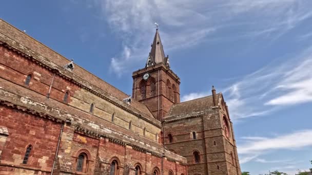 Καθεδρικός Ναός Του Αγίου Μάγκνους Καθεδρικός Ναός Του Αγίου Magnus — Αρχείο Βίντεο