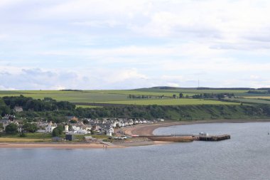 Cromarty 'nin manzarası. Cromarty, İskoçya 'da, Ross ve Cromarty eyaletlerinde yer alan bir şehirdir..