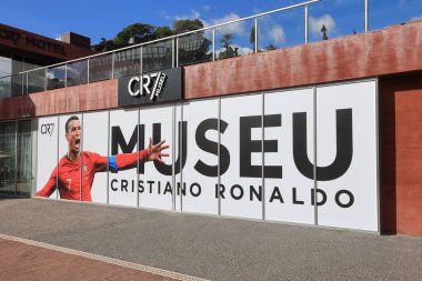 Cristiano Ronaldo Müzesi Portekiz 'in Madeira adasındaki Funchal rıhtımında resmedilmiştir..