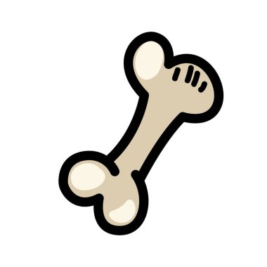 Elle çizilmiş kemik çizimi, vektör