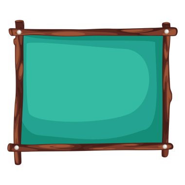 beyaz arkaplan illüstrasyonu üzerine eğitim tahtası