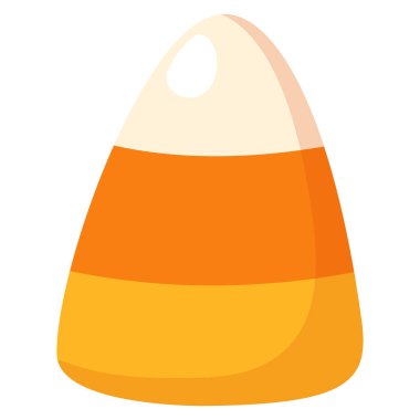 İllüstrasyon Cadılar Bayramı şeker ikonu vektörü