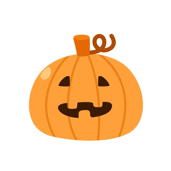 Illustration Halloween Citrouille Symbole Vecteur — Image vectorielle