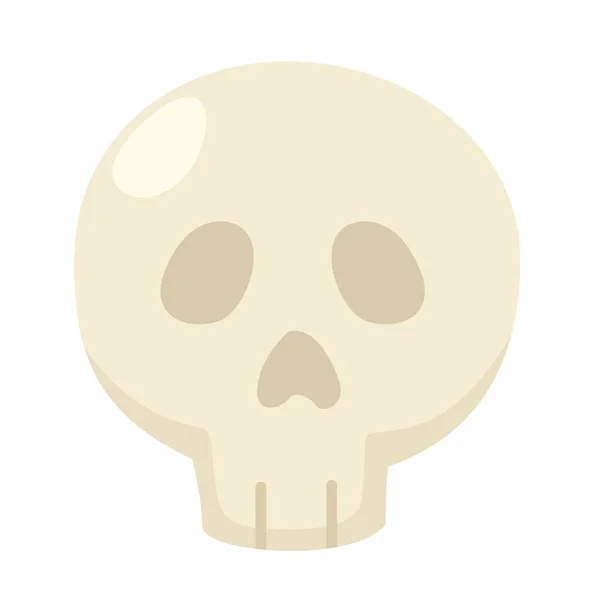 Illustration Halloween Skull Symbol Vector — Stock Vector