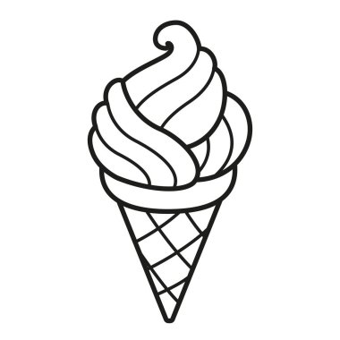 Görüntü siyah beyaz dondurma.