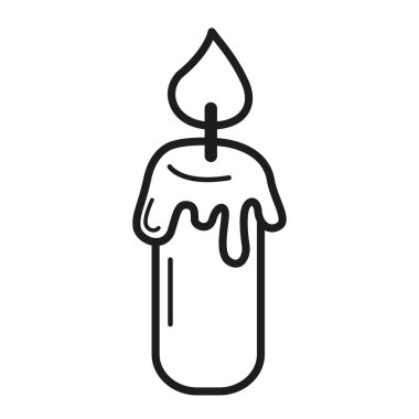 Görüntü siyah beyaz mum