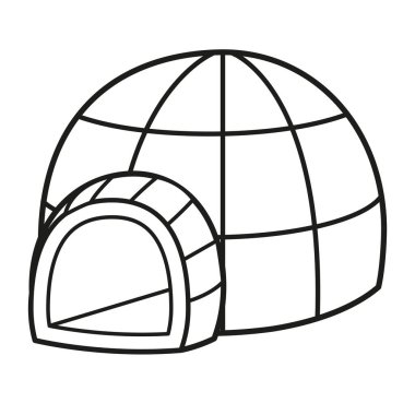 Görüntü siyah beyaz igloo 