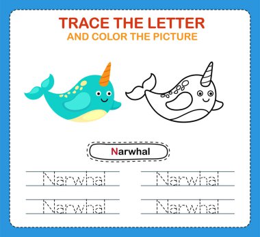 İngiliz alfabesinin ve boyama kitabının kalıntıları. Anaokulu öğrencileri için el yazısı pratiği.