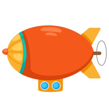 Arka plan vektöründe zeplin beyazı görünümü